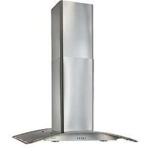  B5936SS 36 Island Mount Chimney Hood with 450 CFM 