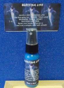 BLESSING LIFE, MAGIC,SPIRITUAL,WICCAN SPRAY  
