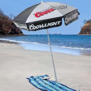  Coors Light 6 ft. Logo Beach Umbrella