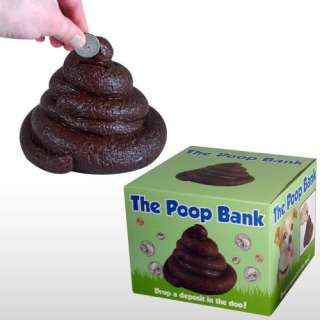 Plastic Pile Of Dog Poop Bank Poo Scat Crap Gag Gift  
