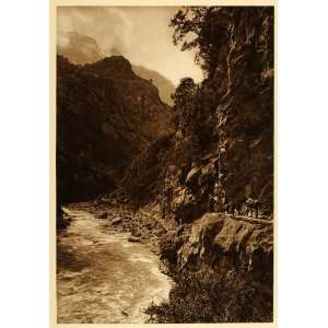   Cinca Pyrenees Spain Mountain   Original Photogravure