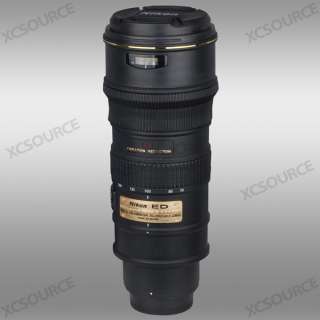   Travel Lens Coffee Cup Flask AF S 70 200mm 2.8G VR Thermos DC066