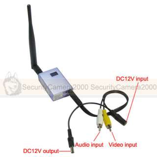 9G 700mW 4CH Wireless Transmitter & Receiver Kit for CCTV Camera 