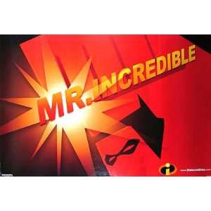 THE INCREDIBLES ORIGINAL MOVIE POSTER