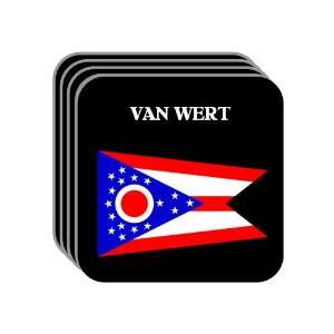  US State Flag   VAN WERT, Ohio (OH) Set of 4 Mini Mousepad 