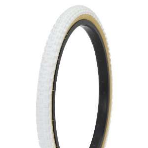   Wire Bead Bicycle Tire, 20 Inch x 1.75 Inch, White