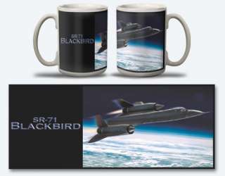 SR 71 Blackbird Aviation Coffee Mug  