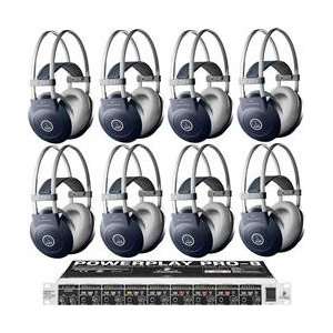  AKG HA8000/K77 Headphone Eight Pack Electronics