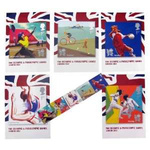   Olympics NBC Mixed Stamp and Postcard Gymnastics 