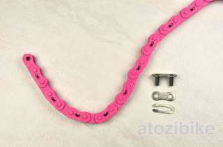 YBN Color Single Speed Bike Chain Fixie BMX Track Pink  