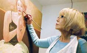 Irene Borg Vntg Painting Art Mother & Child Transart  