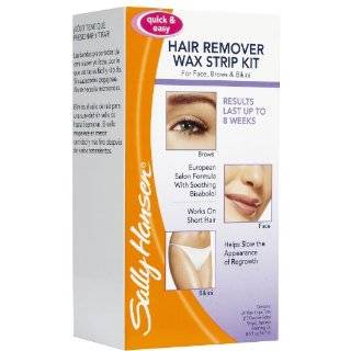  Hair Remover Wax Strip Kit For The Face by Sally Hansen Hair Remover 