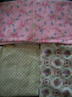 Vtg 60s 70s LOT JC PENNEYS UNUSED FLORAL FLANNEL FABRIC 6+ YDS Sewing 