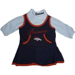   Broncos 2pc 0 3 Months Cheerleader Girls Dress