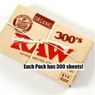 RAW Organic Natural Unbleached Rolling Papers are a purer and less 