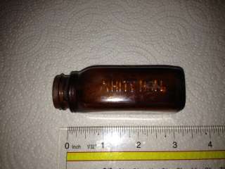 Old Antique Small Medicine Bottle Whitehall ( Found in old Nevada 