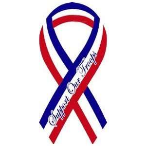  Support Our Troops Mini Ribbon Magnet Automotive