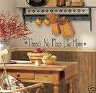 THERES NO PLACE LIKE HOME Wall Decals Quote Stickers