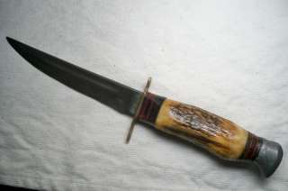 Unknown Brand 828 9 Solingen Germany Fixed/Stag Knife  