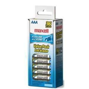  Maxell Aaa Alkaline Battery 36 Pack Unrivaled Value  