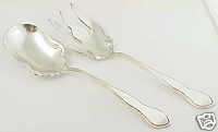 Sterling Silver Serving Spoon and Fork Made in Mexico  