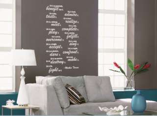 Life is  Mother Teresa Quote Vinyl Wall Lettering Decal  