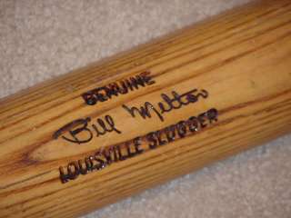 Bill Melton H&B Game Used Bat White Sox Indians Angels  