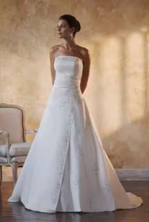 line bridal bridesmaid dress plus size wedding dresses white/ivory 