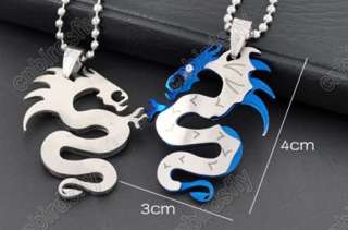 1p NEW Fashion High Quality Heart Lover Necklace Couple Pandent + Xmas 