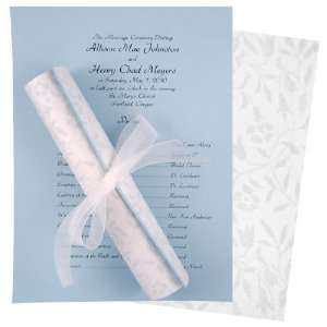  Layered Wedding Scroll Kit White Sukashi Summer Sky (25 