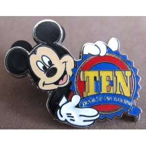 Disney Collector Pin 10th Anniversary Pin Trading   Mickey (2009)