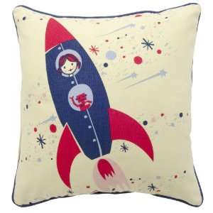  Danica Studio 12 by 12 Inch Cushion, Space Capade Girl 
