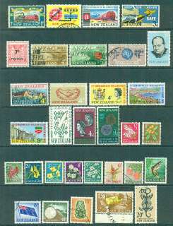 NEW ZEALAND 1959 1970 RUN OF ISSUES WITH MIX OF M/U  