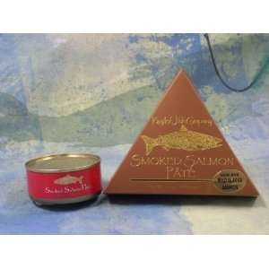 Wild Alaska Smoked Salmon Pate   Three, 3.5 ounce Cans in Triangle 