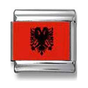  Albanian Flag Italian charm Jewelry
