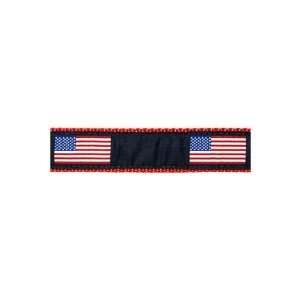  American Flag Collar, Nylon and Ribbon