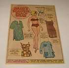 1965 MILLIE THE MODEL BEACH WEAR paper doll page