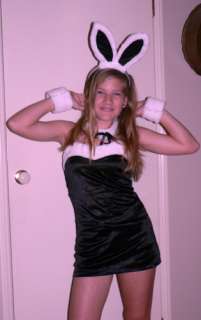   Dress Halloween Play Bunny Boy Girl Rabbit Black Small 6 8 New  