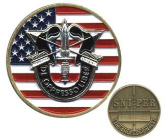 Special Forces Sniper Challenge Coin No. 2  