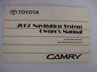 2002 Toyota Camry NAVIGATION Owners Manual