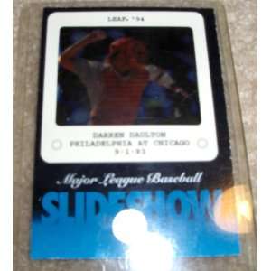  1994 Leaf Darren Daulton MLB Baseball Slideshow Card 