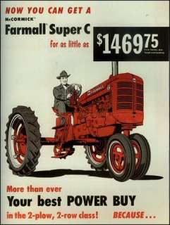 International IHC Farmall C & Super C Advertising History  