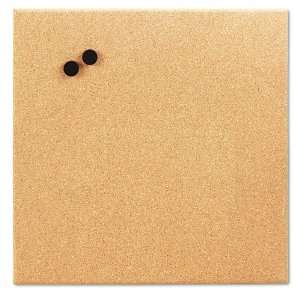  The Board Dudes Magnetic Canvas Cork Board, 17 x 17, Unframed Cork 