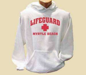 Lifeguard Myrtle Beach Adult Hoodie  