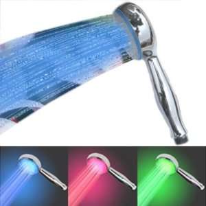   Handheld Multi Changing COLOR LED Shower Head Light Home Water Bath