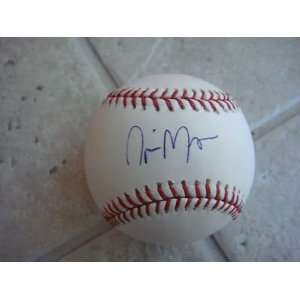  Nyjer Morgan Autographed Baseball   Official   Autographed 