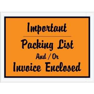  Box Partners PQ4 4 .50 in. x 6 in. Packing List  Invoice 