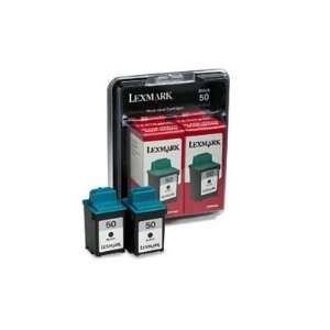  LEXMARK LEX #50 BLACK 2 PACK PRINT CARTRIDGE Electronics