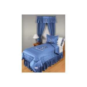  North Carolina Tarheels Full Comforter Solid or Sidelines 