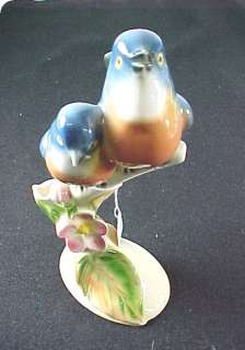 Clay Thatcher Bluebird of Happiness Porcelain Bud Vase  